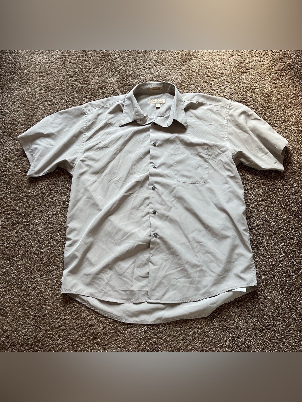 Light Green Men’s Classic Button-Up Shirt